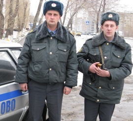 Сотрудники ОВО Акимов М.Н. и Храмков М.Н
